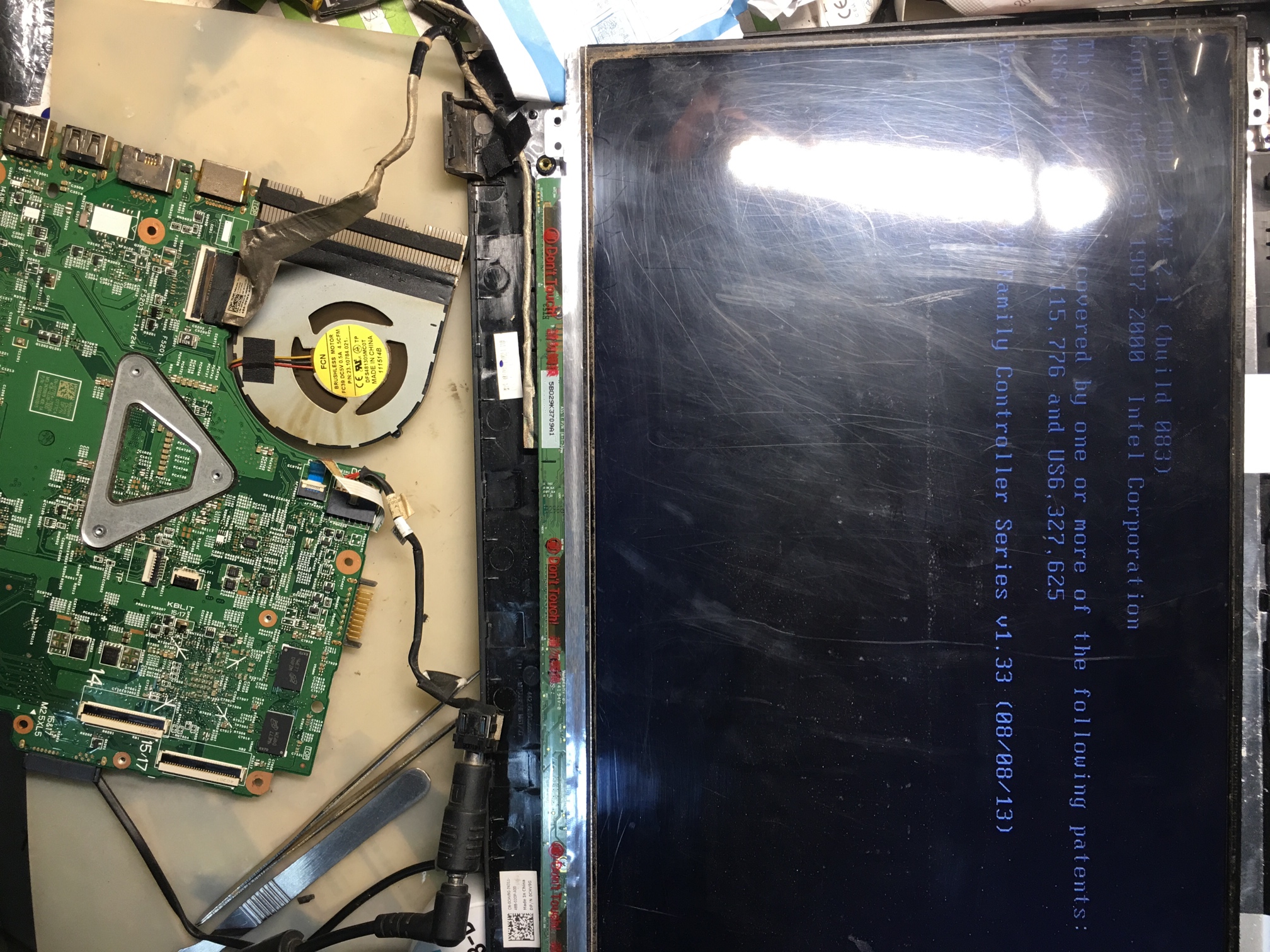 戴尔笔记本15-3543不亮机维修