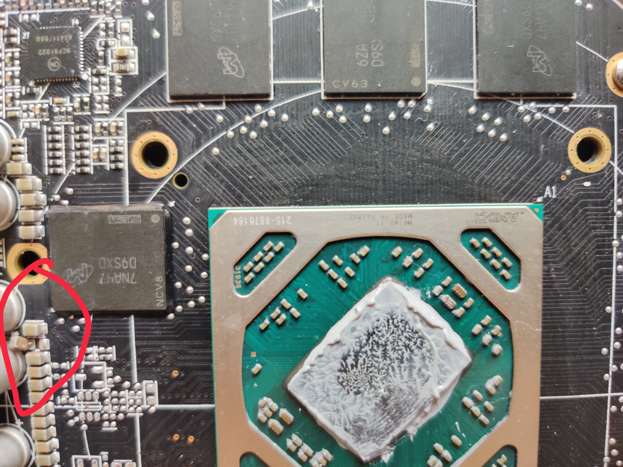 求显卡贴片电容型号