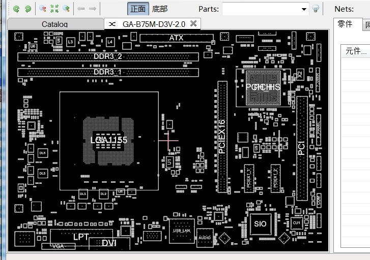 求技嘉b75md3vrev20点位图