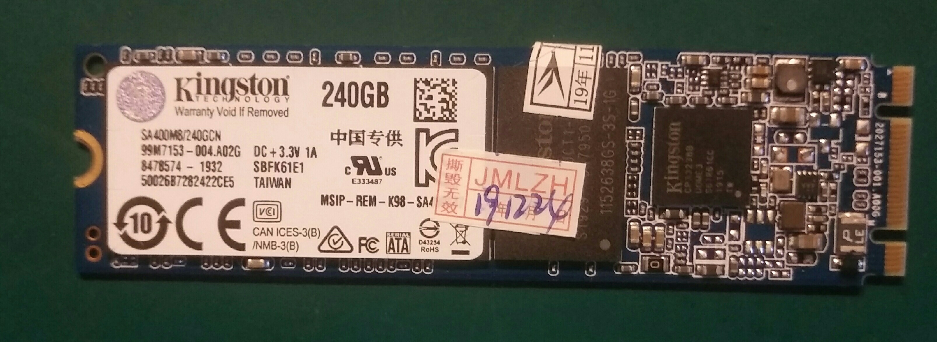 金士顿sa400m8240g