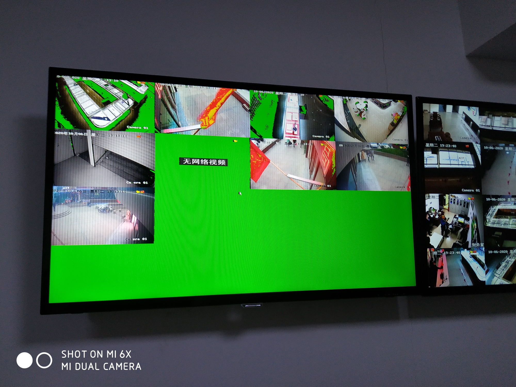 飞利浦电视当监控显示器用画面鬼脸