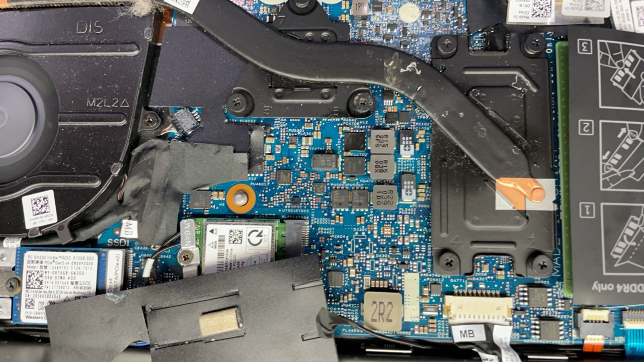 dell inspiron 5502 进水本