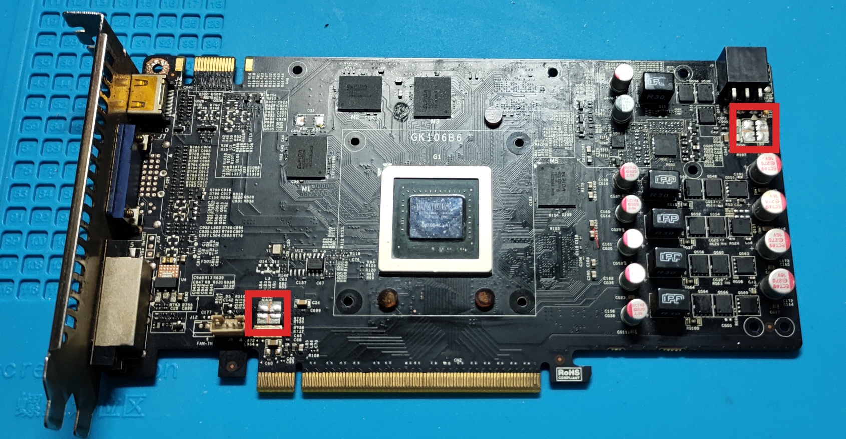 七彩虹gtx6602g网驰掉件